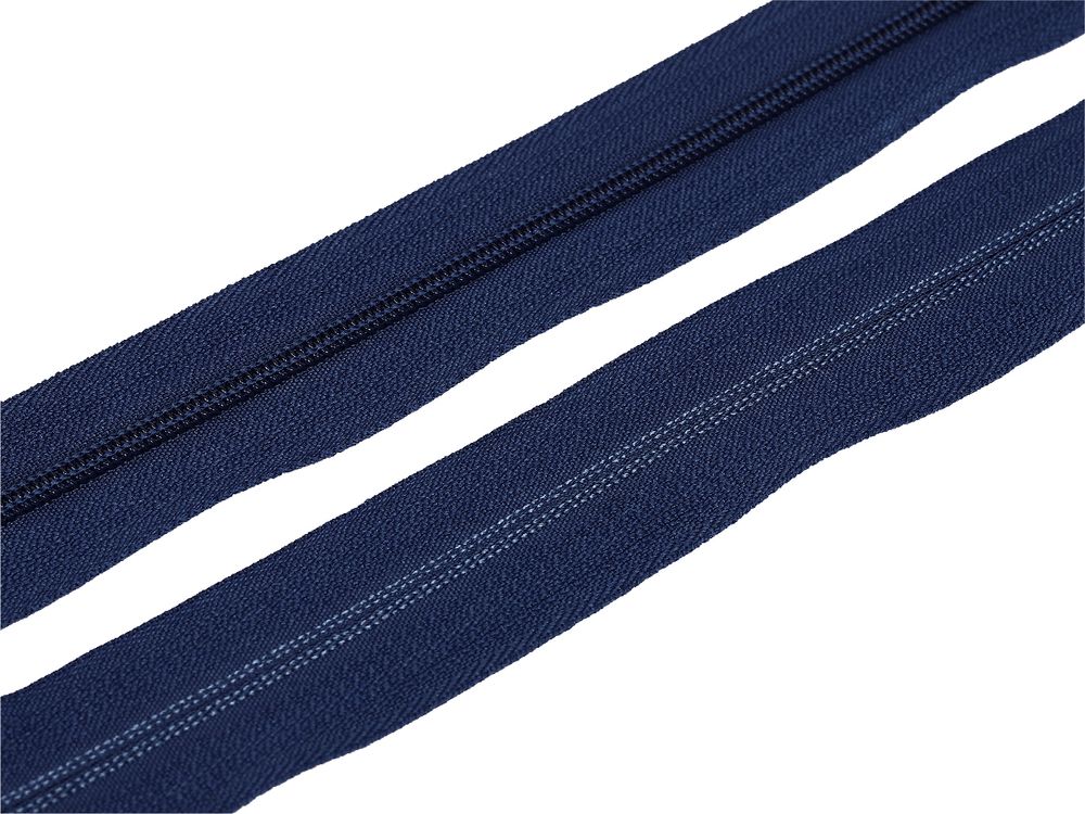 Молния рулонная витая (спираль) Т3 (3 мм) УСИЛЕННАЯ, НА БОБИНЕ, S-919 синий (цв.SBS) / 200 метров