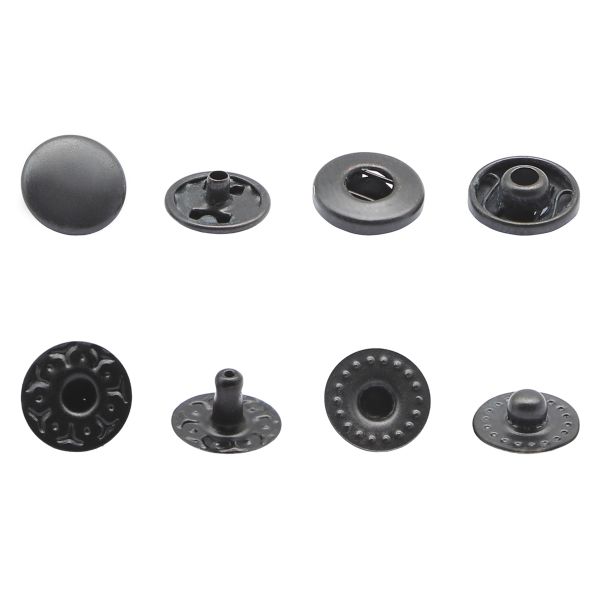 Кнопка Альфа (S-образная) ⌀10.0 мм, ≈144 шт, СТАЛЬ, оксид, NEW STAR