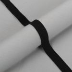 Резинка вязаная 20 мм, / 50 метров, черный, Gamma RV-20 BL