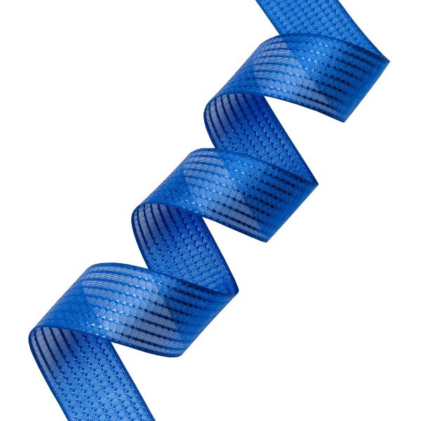 Лента декоративная подарочная 40.0 мм / 25±1 метров, рис.9027, синий, С3688Г17 Стрела-40