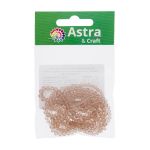 Бусины стекло ⌀2 мм, 3 мм, 4 мм, граненые, рондели, 3 нити по 38±1 см, микс, Astra&Craft, 22 бежевый