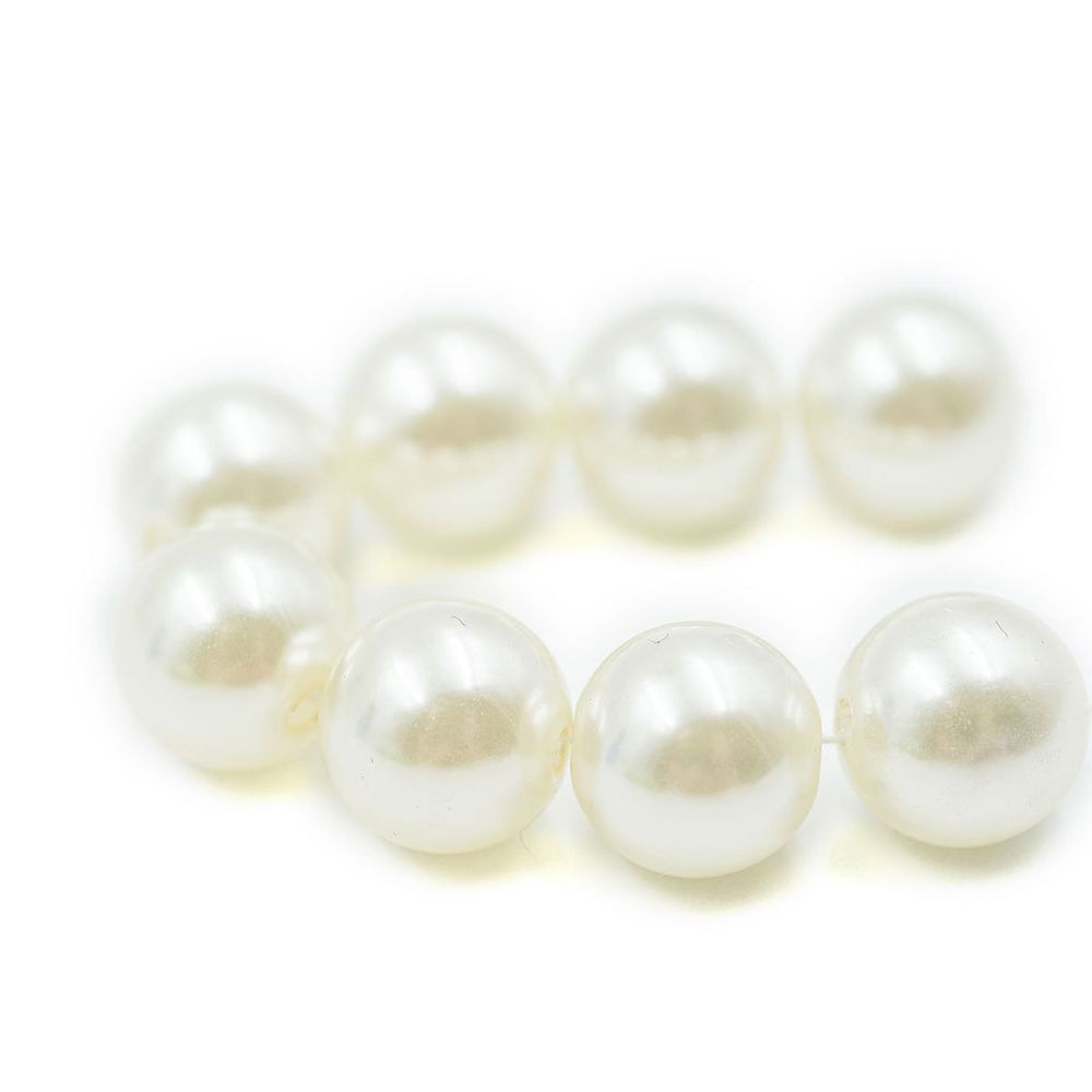 Бусины пластик (жемчуг) ⌀12 мм, 25 г, Astra&Craft, 003 NL телесный