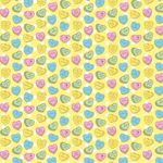 Односторонняя упаковочная бумага Stilerra 100х70 см, 25 шт, 17 сердечки