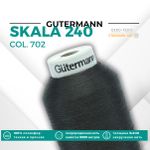 Нитки некрученые Gutermann Skala 240 (5000 метров), 1 кат. | 702 мышино-серый