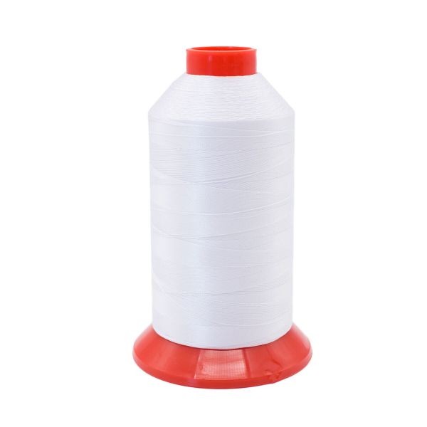 Нитки филаментные 210D/3, 3000 м, 100% п/э, Астра, 9021 белый