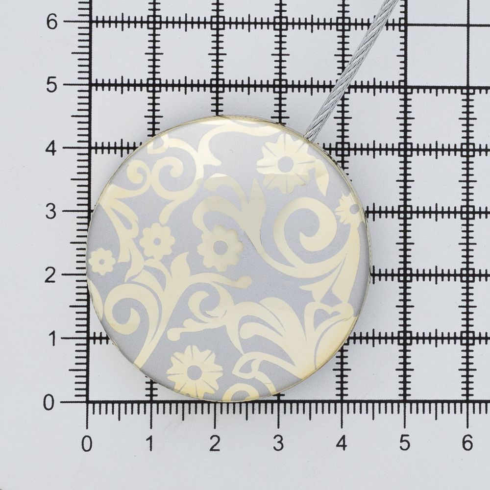 Клипсы для штор магнитные с тросом, 30см ⌀45, 2Т3