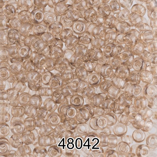 Бисер Preciosa 10/0 (2.3 мм), 500 г, 48042 (Ф249) серо-бежевый