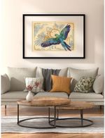 Набор для вышивания нитками Риолис 2182, Тропический красавец, 40х30 см