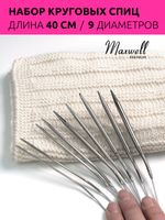 Набор Maxwell Black 40 см, 9 спиц