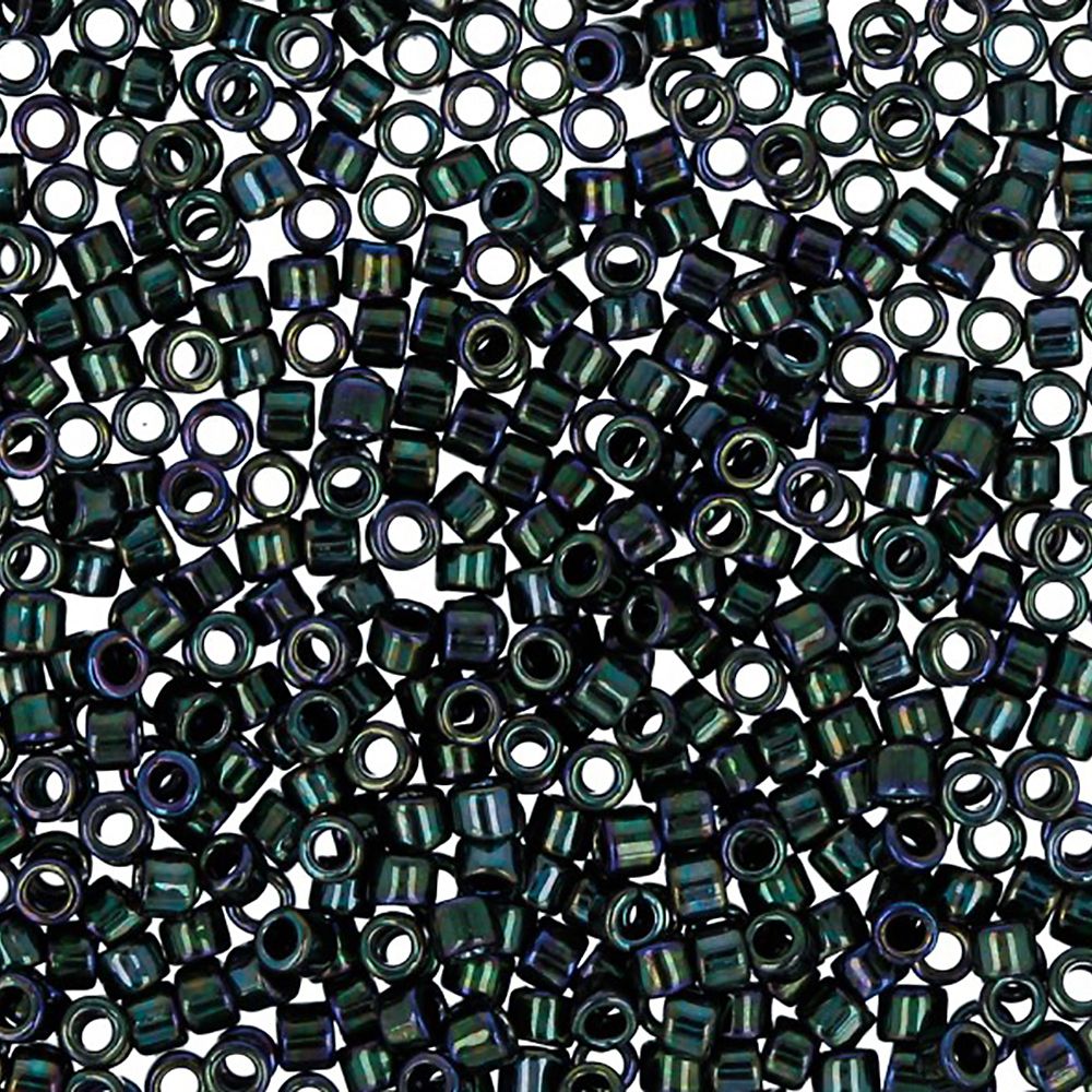 Бисер Toho 11/0 Treasure 1 (1.6 мм), 500 г, 0089 т.зеленый