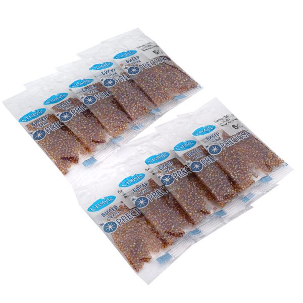 Бисер Preciosa 10/0 (2.3 мм), 50 г (10х5 г), цв. 11090