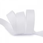 Лента репсовая (в рубчик) 15.0 мм цв. 029 белый уп.91.4м