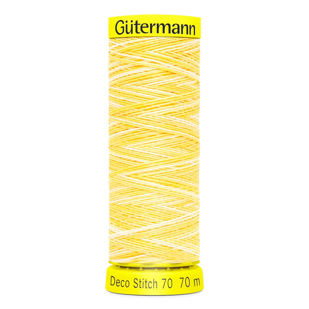 Нитки отделочные Gutermann Deco Stitch 70, multicolor, 70м, 9926, 5 катушек