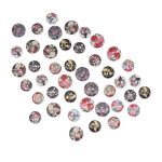 Украшения декоративные пуговицы деревянные Цветы №10, 15-18 мм, 100 шт