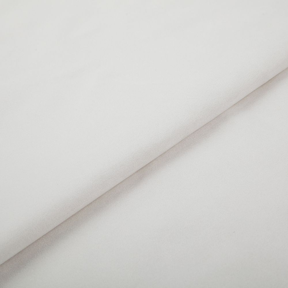 Замша искусственная Woven Suede 175 г/м², 147±2 см / 5 метров, 11-0601 white (белый), Peppy Woven Suede