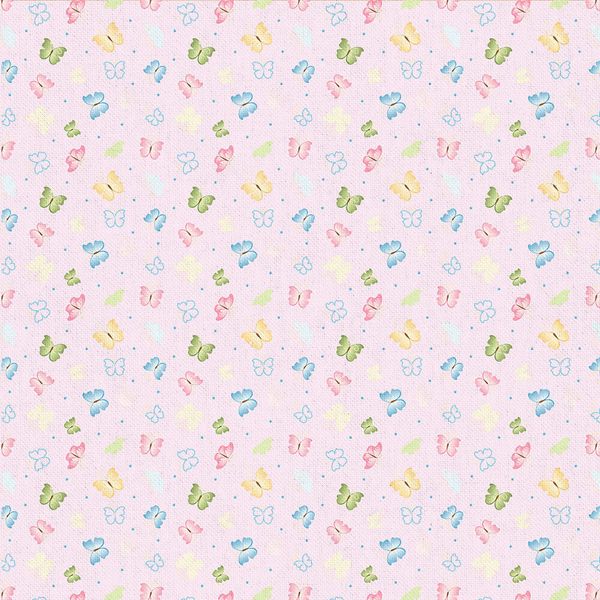 Ткань для пэчворка Peppy Нежная история, рулон 112 см / 5 метров, НИ-05 розовый, Peppy