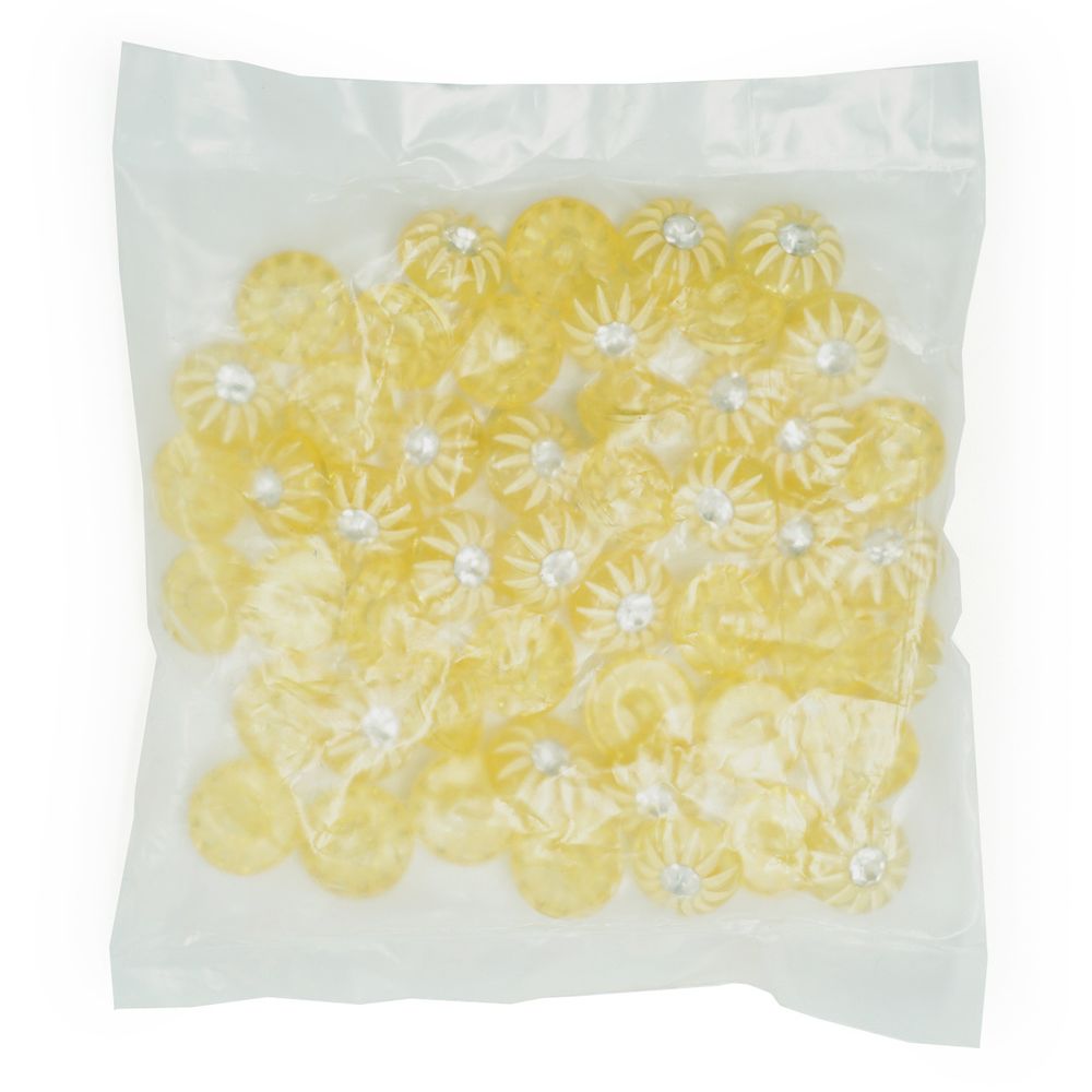 Пуговицы на ножке со стразом 20L (02), 50 шт