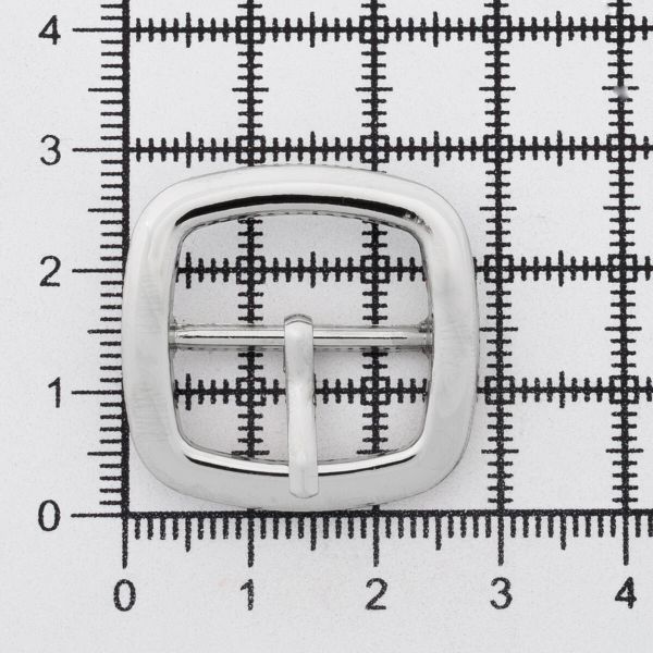 Пряжка ременная металл 20 мм, 10 шт, никель, S090027 ГХН14139