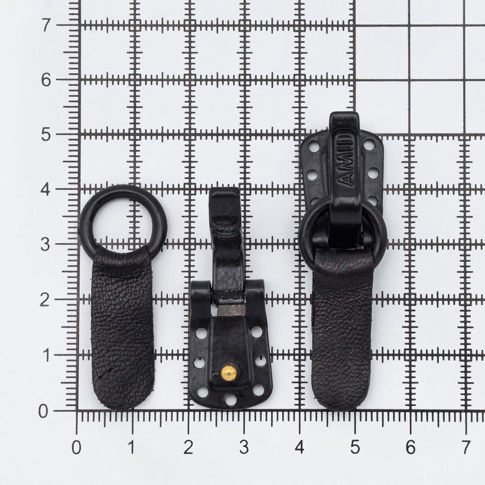 Крючок шубный Hobby&Pro 20 мм, 5 шт, 7015 т.серый