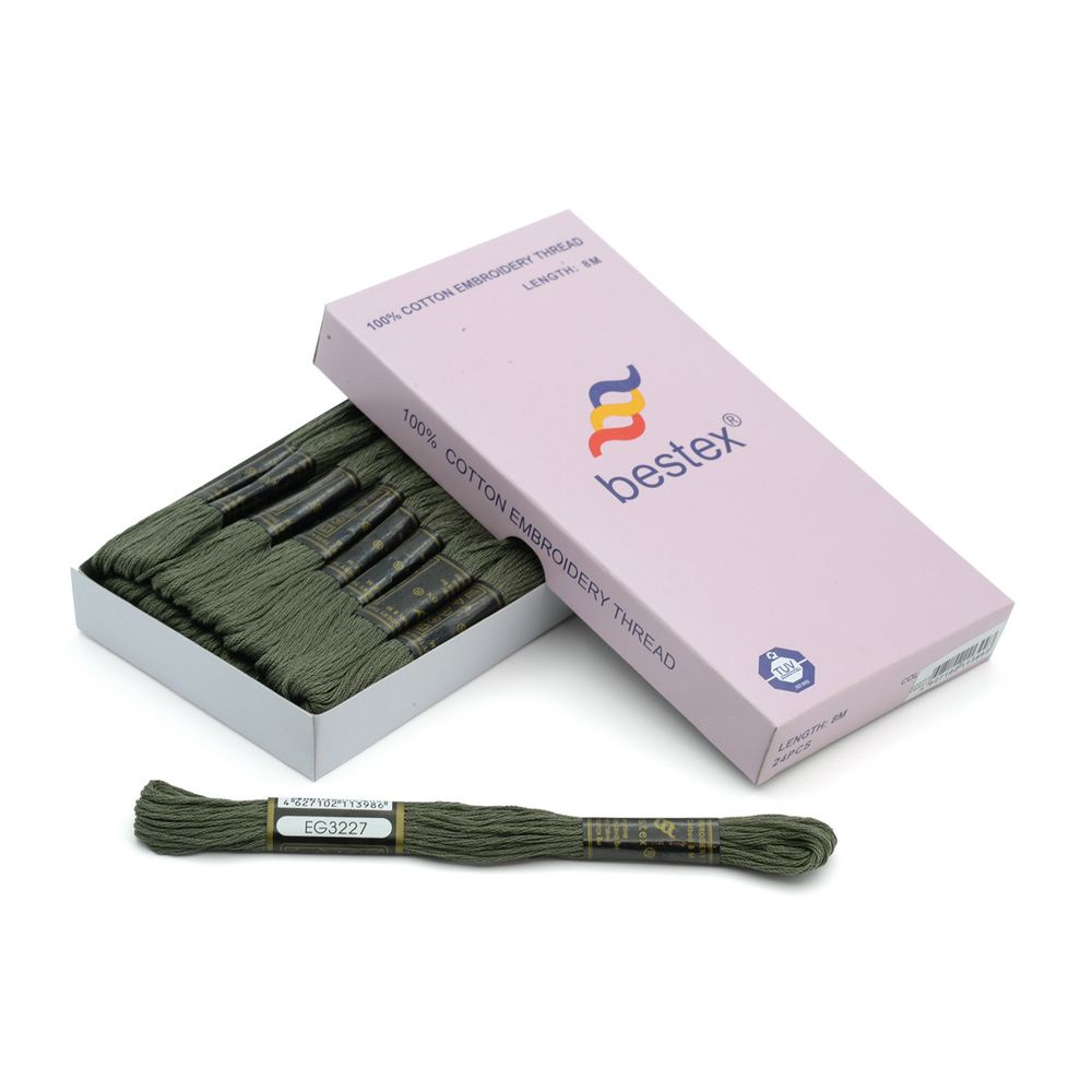 Мулине Bestex, цв.EG3227, 24 мотка по 8 метров