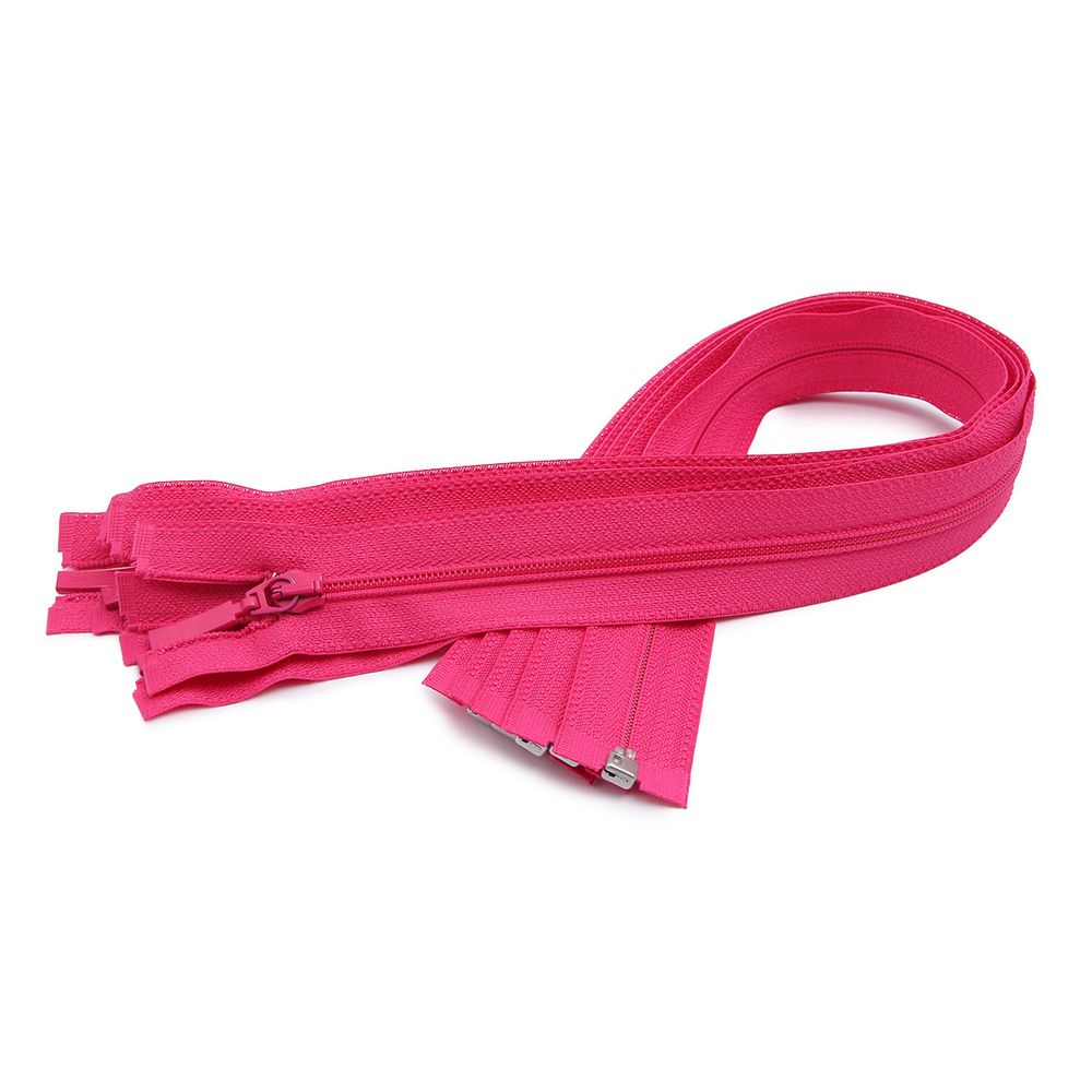 Молния спираль (витая) Arta Т5 (5 мм) 1 зам., разъем., 40 см, цв. 383 малина, уп.5 шт