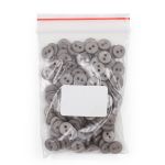 Пуговицы 2 прокола 14L, 9 мм, (Gray (серый)), NE74, 144 шт