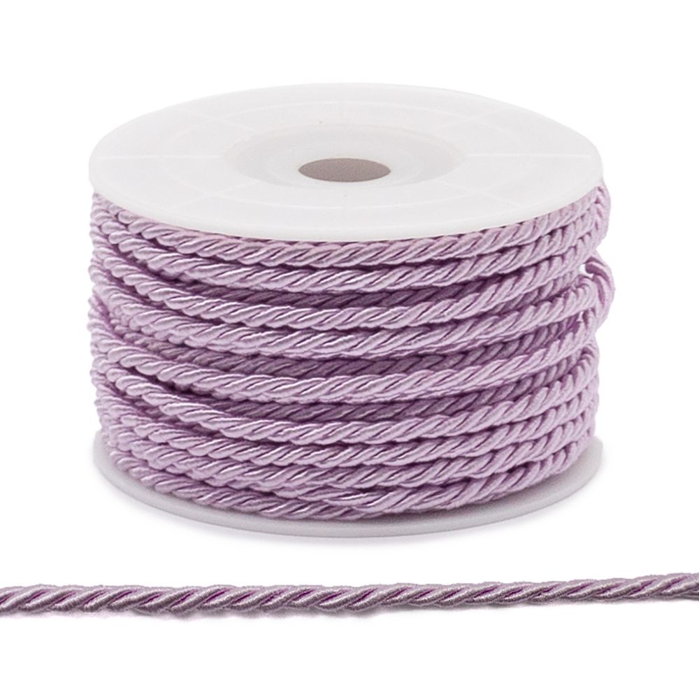 Шнур витой ⌀3.0 мм / 18.29 метров, 24 св-фиолетовый