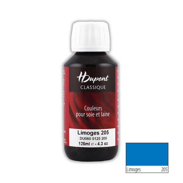 Краска для шелка H Dupont Classic, 125мл, 205 лиможский голубой