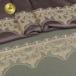 Кружево на сетке арт.TR.2113 70мм цв.бежевый уп.13м, Kruzhevo