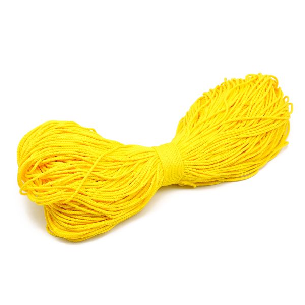 Шнур плетеный ⌀4.0 мм / 200 метров, 006 желтый
