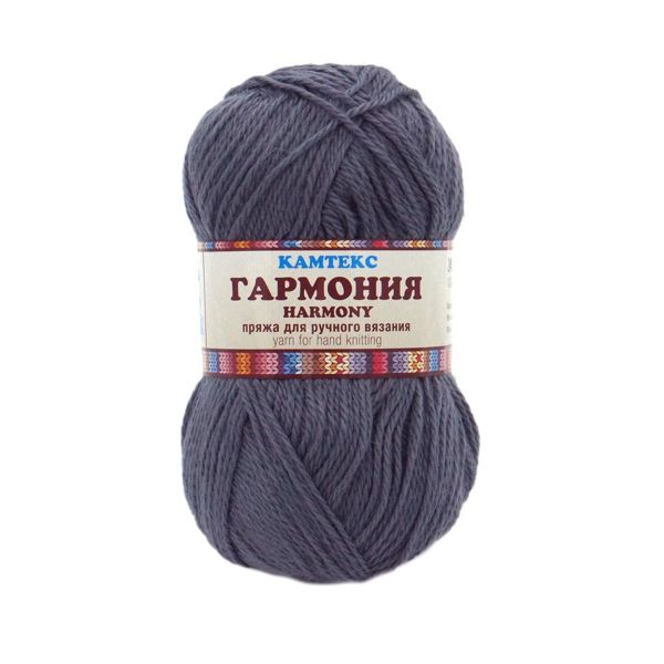 Пряжа Камтекс Гармония / уп.5 мот. по 100 г, 245 м, 169 серый