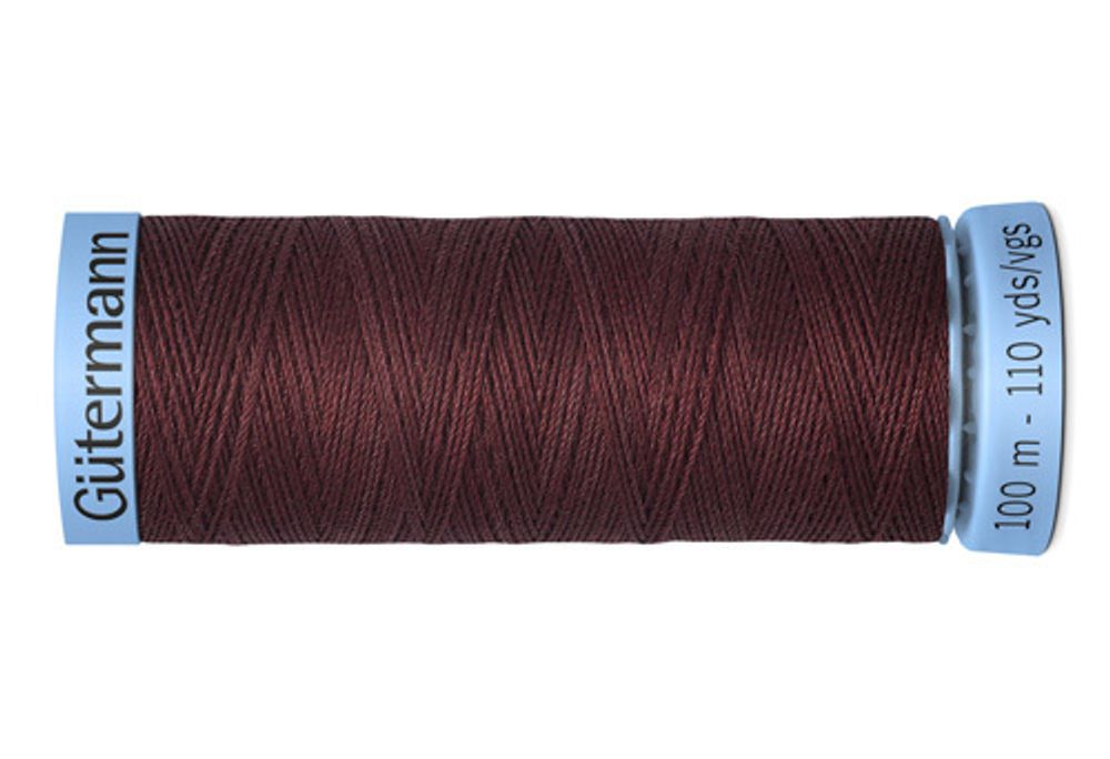 Нитки шелковые Gutermann Silk S303, 100м, 370, 5 катушек /TOS/