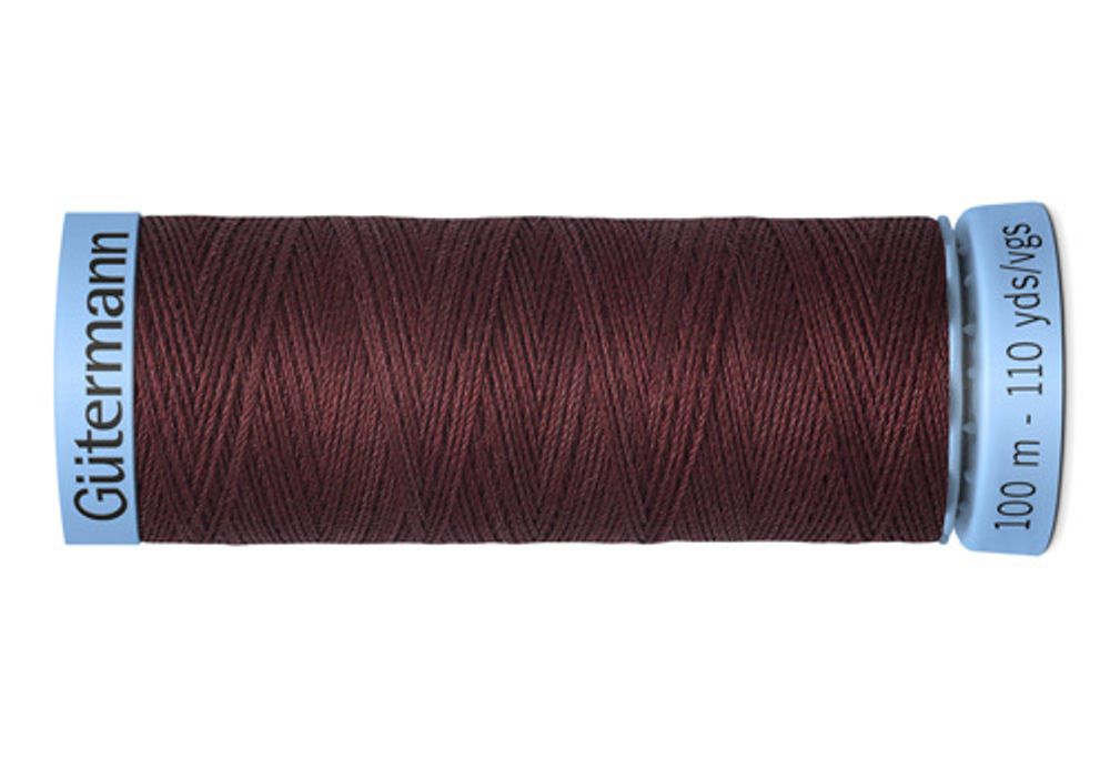 Нитки шелковые Gutermann Silk S303, 100м, 370, 5 катушек