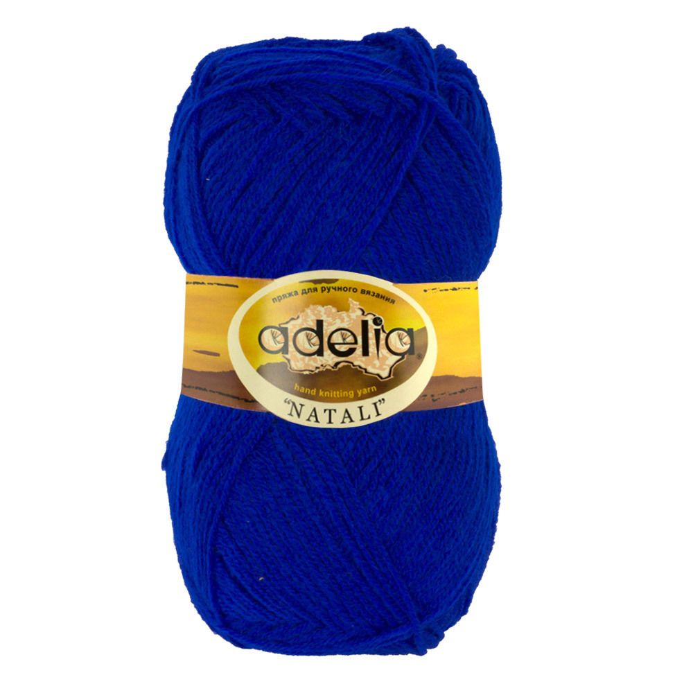 Пряжа Adelia Natali / уп.10 мот. по 50г, 300м, 11 я.синий Пряжа Adelia Natali / уп.10 мот. по 50г, 300м, 11 я.синий