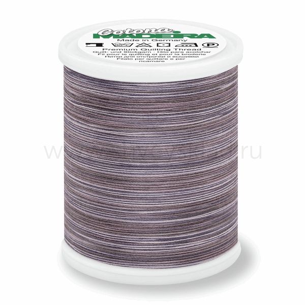Нитки вышивальные хлопок Madeira Cotona multicolor №30, 400 м, цв. 514, 9331, 5 катушек