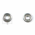 Часть кнопки рубашечной ⌀11 мм (B-часть), никель, 100 шт, S090524, BIG