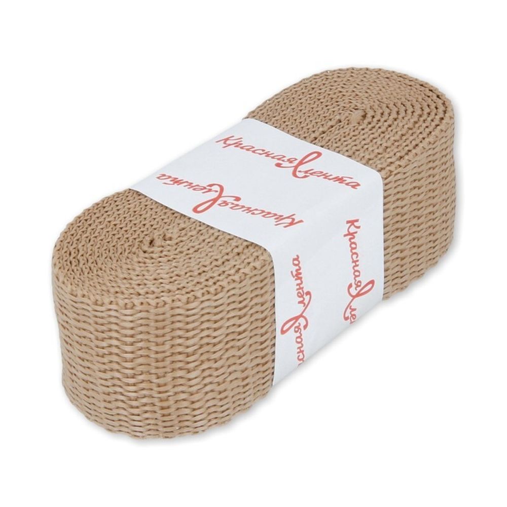 Стропа (ременная лента) 30 мм / 5х2.5 метра, фасовка, кремовый, 3713 (3075_3590)