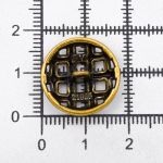 Пуговицы на ножке 28L=18 мм, металл, Bronze (бронза), 10 шт, MP11