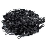 Слайдер (замок) для молнии спираль Т5 (5 мм), без фиксатора, 580 черный, 0292-0009, 100 шт