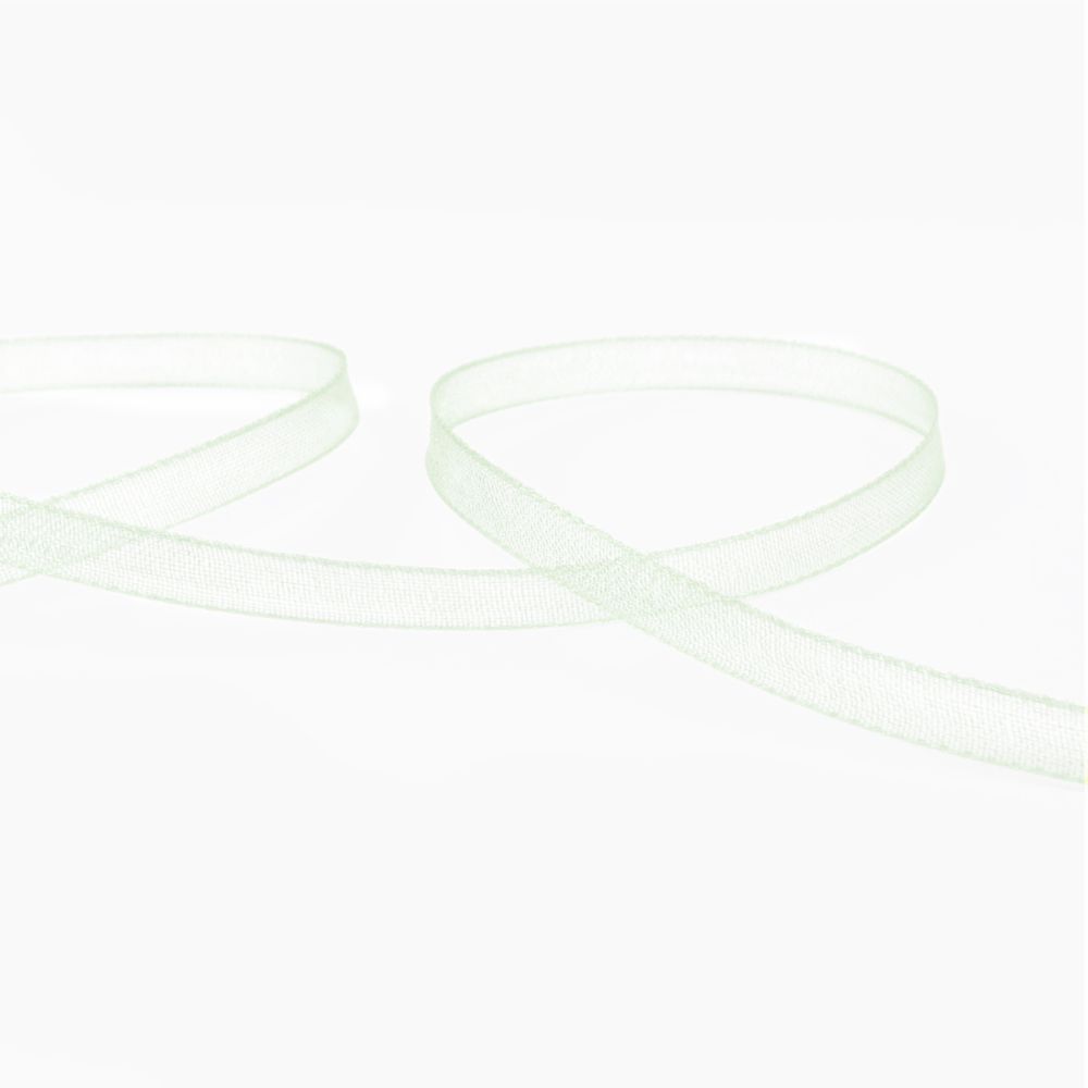 Лента капроновая (органза) _3.0 мм / 45.7 метров, 121 св.св.салатовый, Blitz OR-3