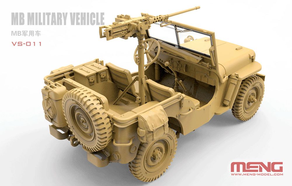 Модель сборная: автомобиль пластик 1/35, MB Military Vehicle, Meng VS-011