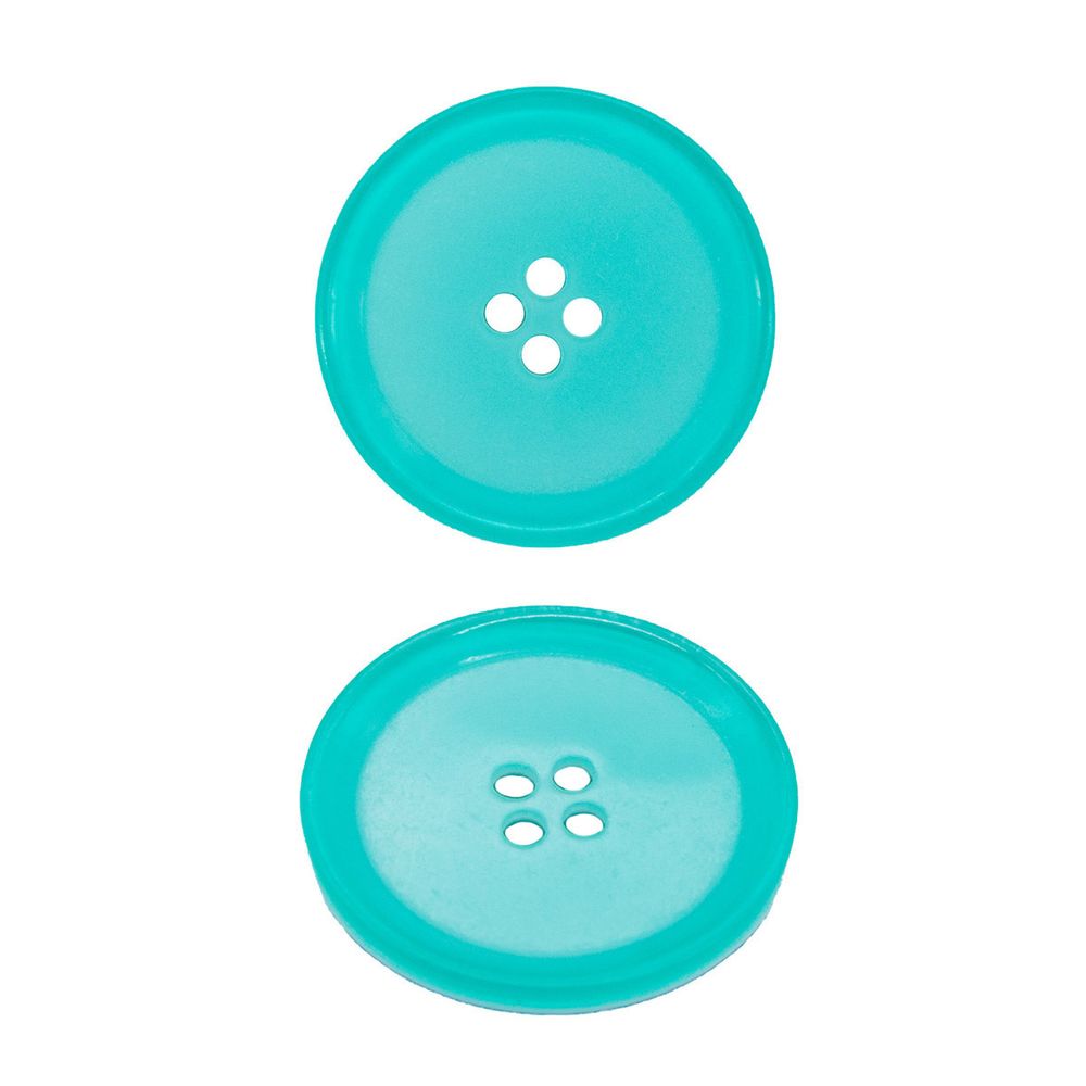 Пуговицы 4 прокола 34L, (col.D (бирюзовый)), 72 шт