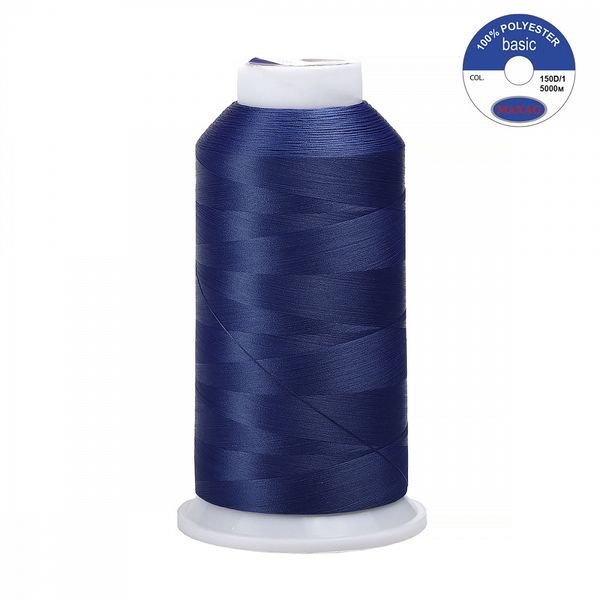 Нитки швейные текстурированные Max, 150D/1, 5000 м, 90г, 246 василек