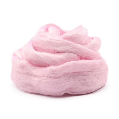 Шерсть для валяния вискоза 100%, 50 гр., цв.1448 мультиколор св.бегония, 1 шт