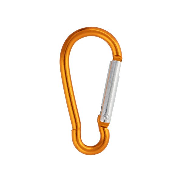 Карабин металл 15.0 мм (46х22 мм), 10 шт, 10 оранжевый, Gamma GH 120/18/10