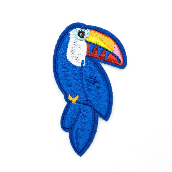 Термоаппликация Тукан, синий 6,8х4см, Hobby&Pro