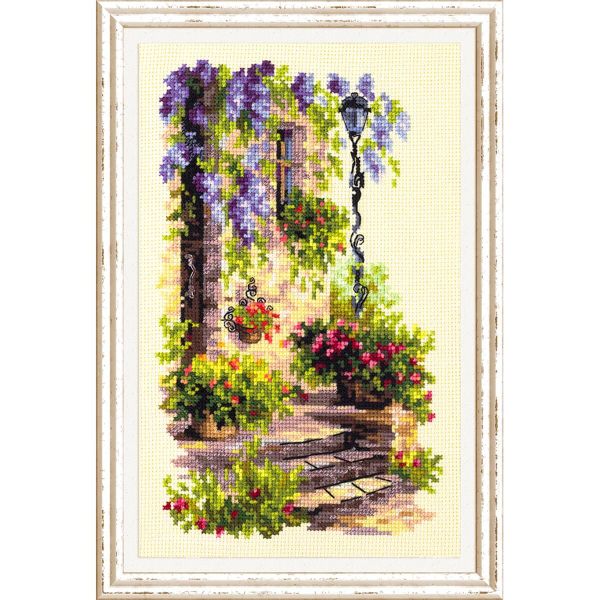 Набор для вышивания нитками Чудесная игла, Уютный уголок 15х23см