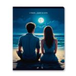 Тетрадь ученическая общая, глянцевая ламинация A5 60 л. на скобе 65 г/м², белизна 100% 10 шт клетка, 01519 Романтика заката, Светоч Т200