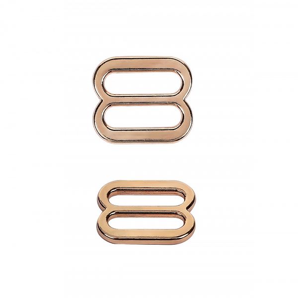 Рамки-регуляторы для бюстгальтера металл 10.0 мм, 810Z цв.золото, уп.100 шт