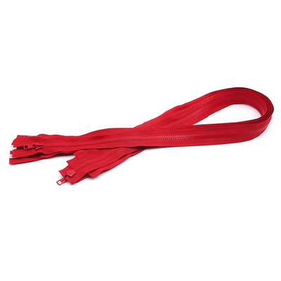 Молния трактор Arta Т6 (6 мм) 2 зам., разъем., 100 см, цв. 008 красный, уп.5 шт